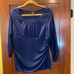Blue long sleeve tunic.